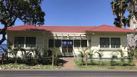 maui metal roof house|red roof house lahaina.